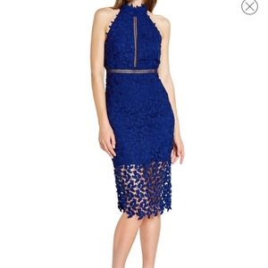 Bardot Gemma Lace halter dress